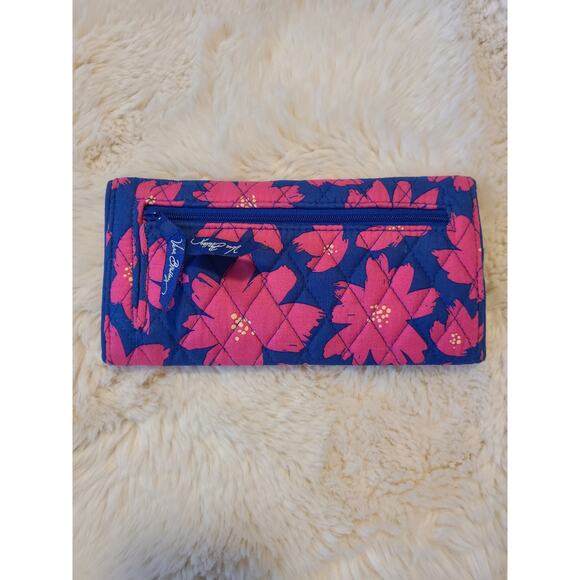 Vera Bradley Pink/ blue floral wallet - Picture 3 of 5